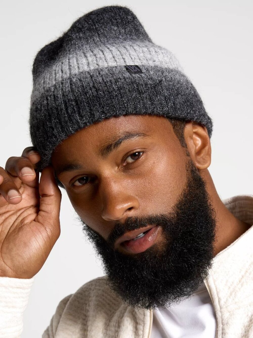VRST Men's Novelty Beanie - Color: Black Ombre